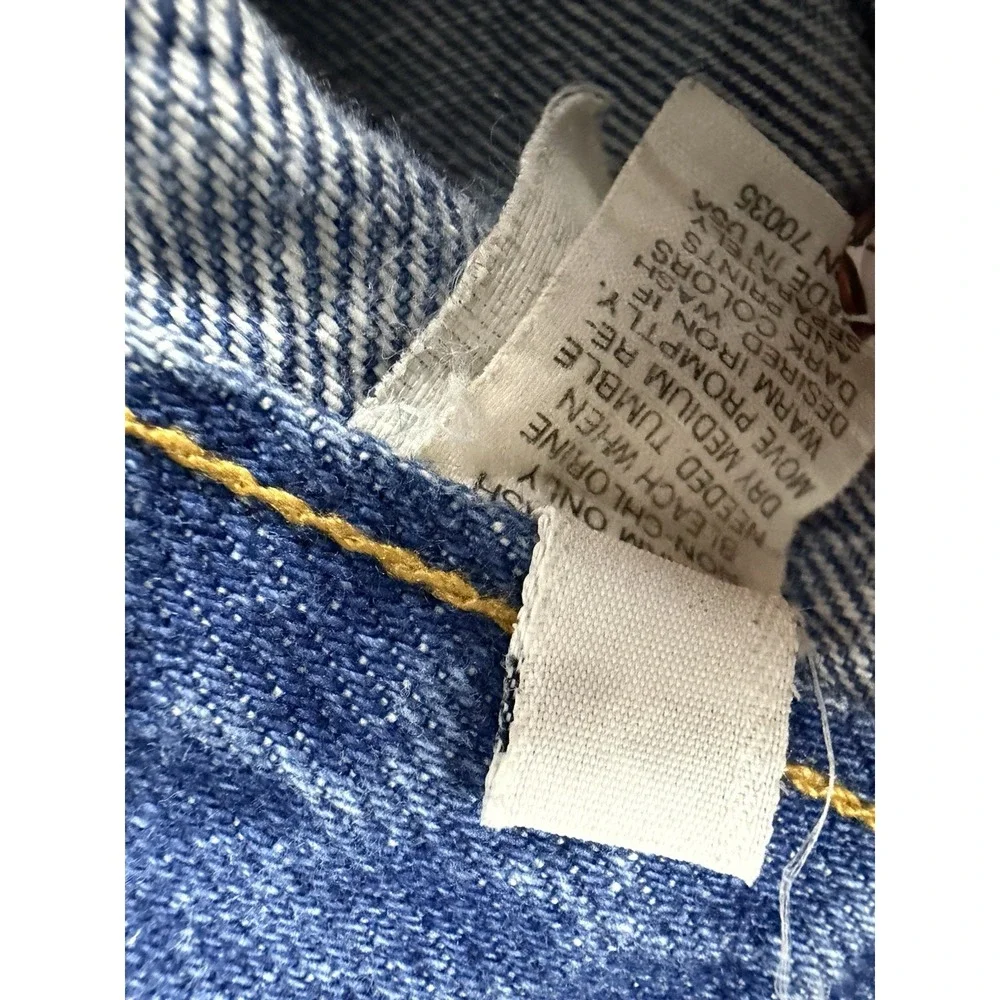 Jack Mulqueen Jrs Sz 9 Vintage 80's Denim Knee Length Skirt